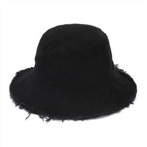 Sun Hats for Women Summer Casual Wide Brim Cotton Bucket Hat Beach Vacation